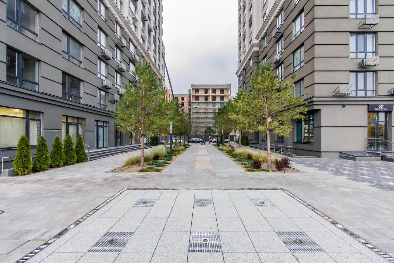 Apartman Стильные Апартаменты,Метро Вырлица,Метро Харьковская Kijev Ukrajna